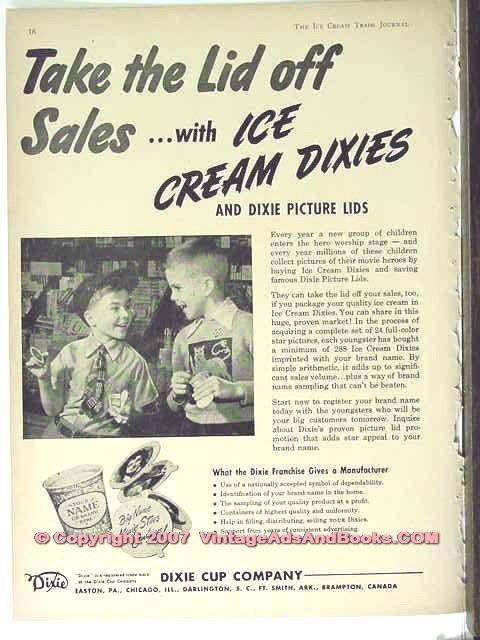 Dixie Cup Ice Cream