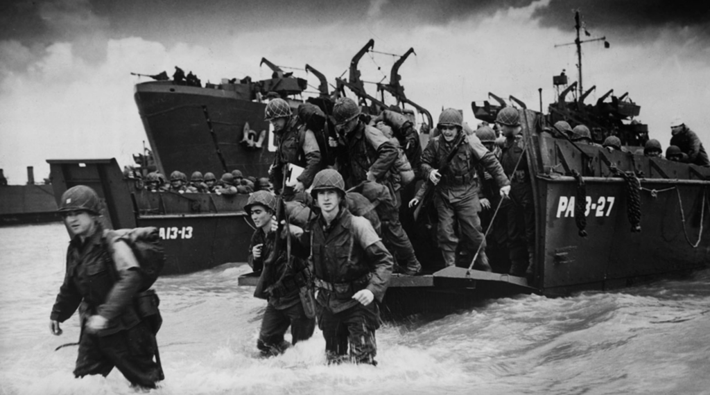 Storming Omaha Beach on D-Day
