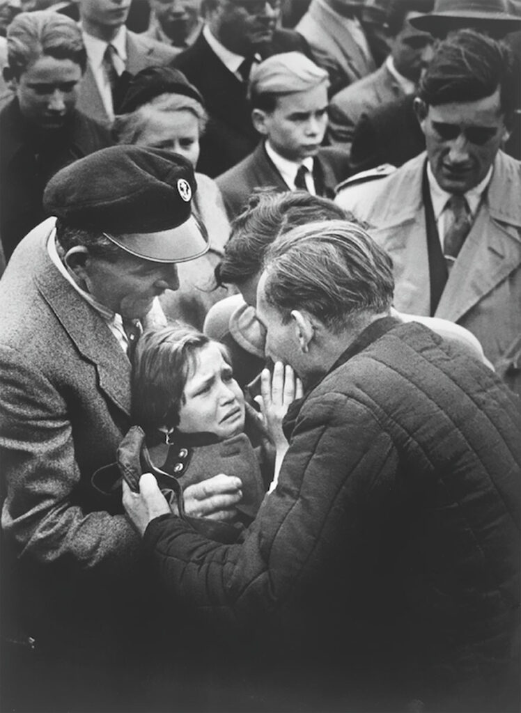 A German Child Reunited with Family After WWII