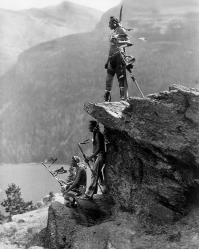 Native American Warriors on the Edge