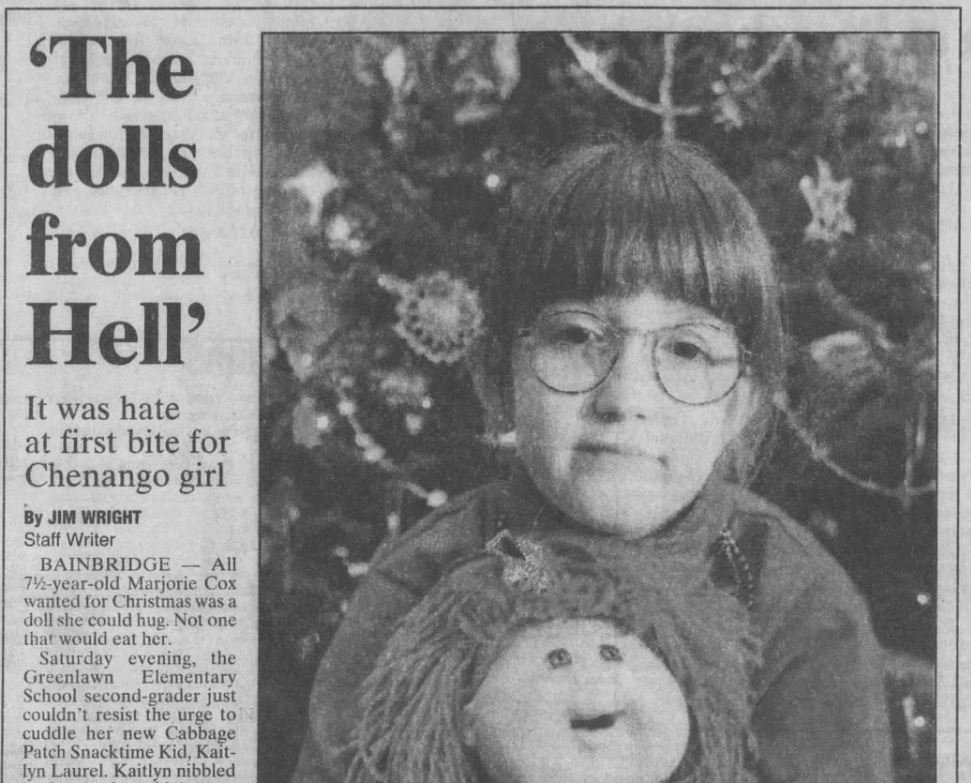 The “Cabbage Patch Snacktime Kid” Doll