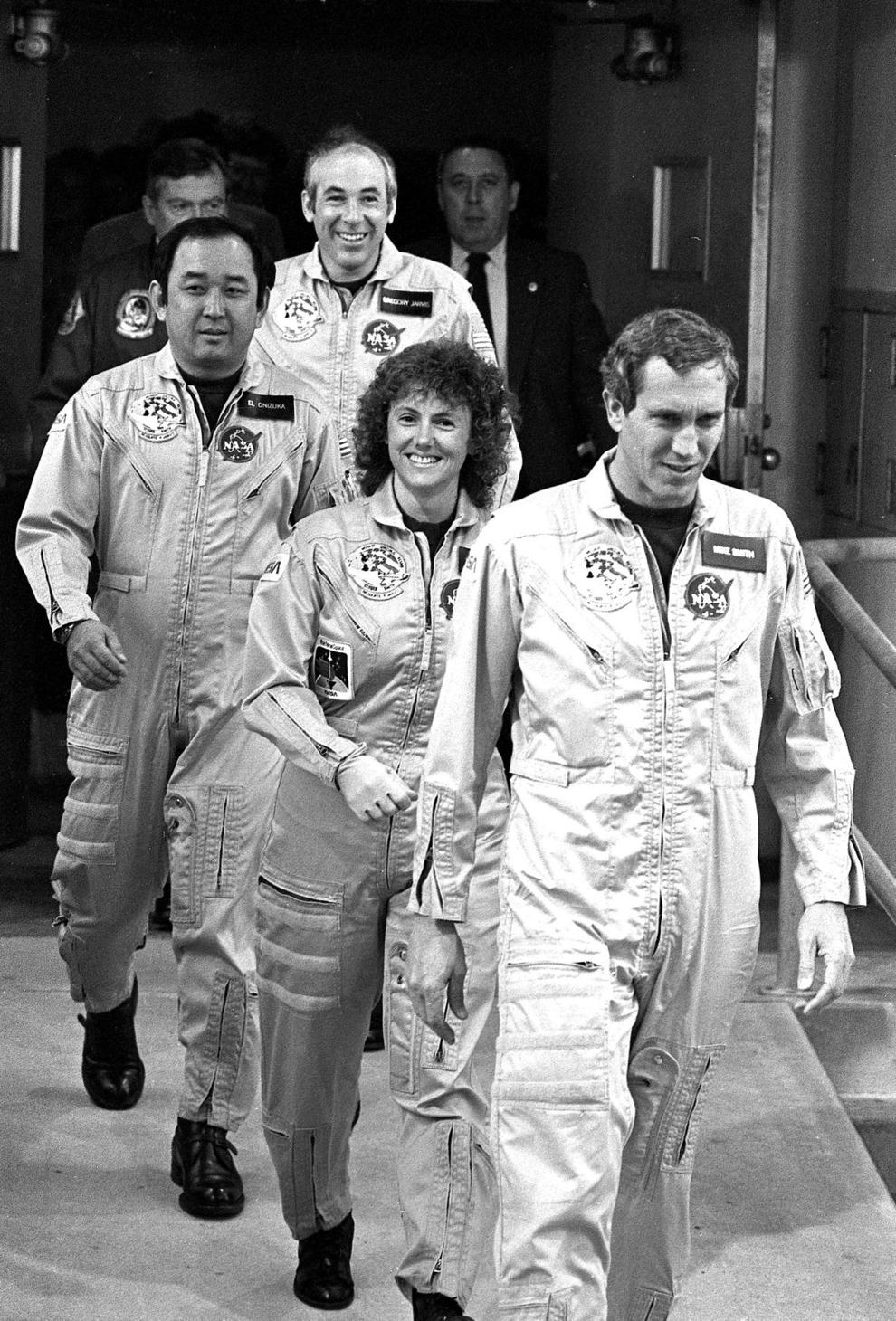 The Challenger Crew Before Their Final Mission
