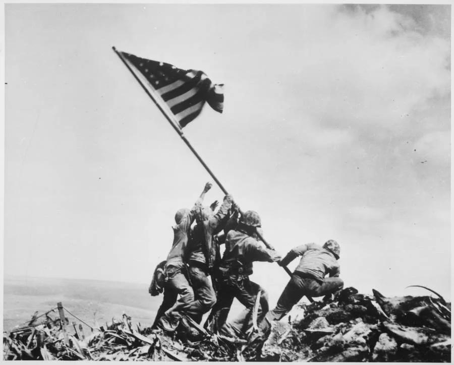 Raising the Flag at Iwo Jima