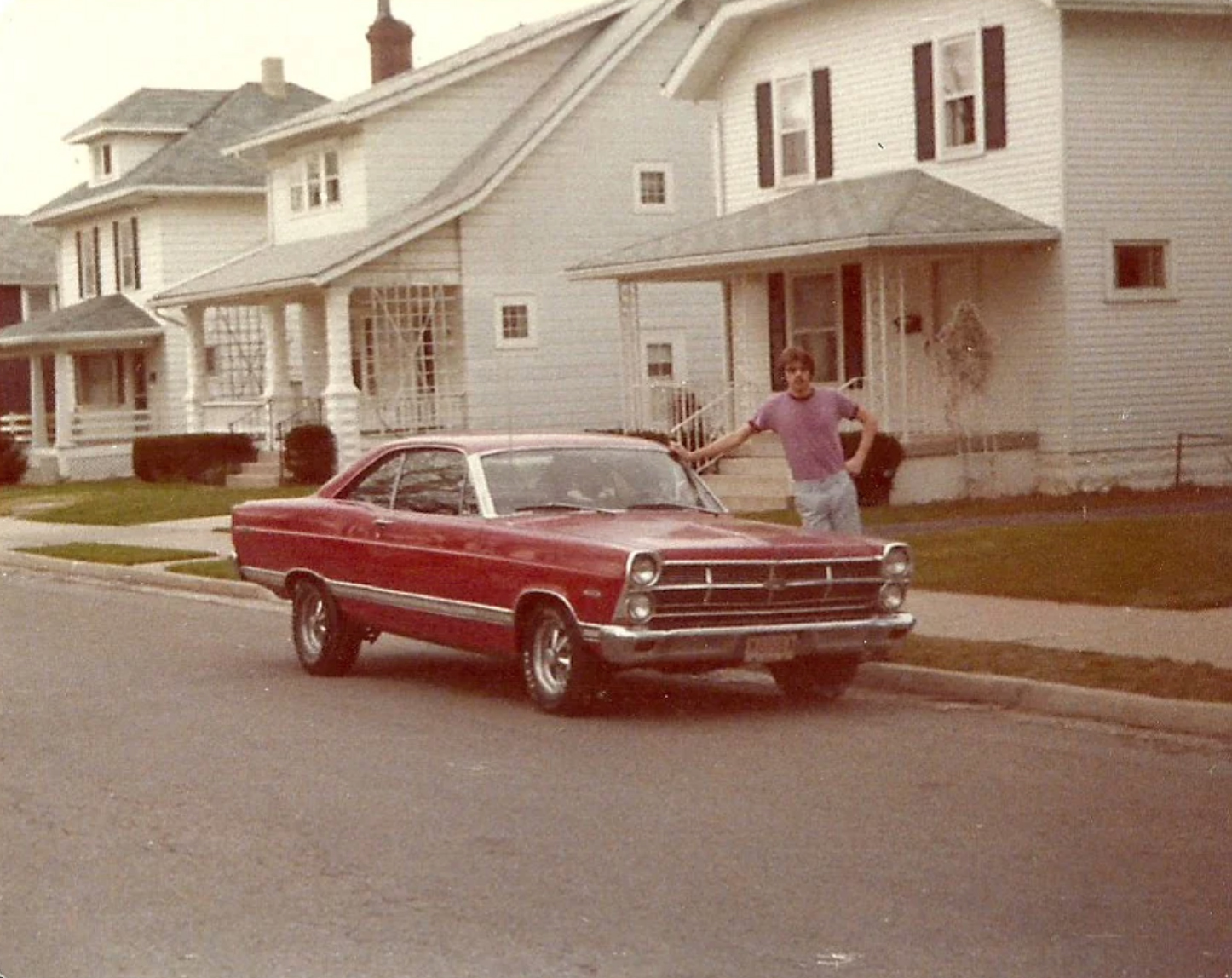 Here is a lucky guy with his cool 1967 Ford Fairlane back in 1978