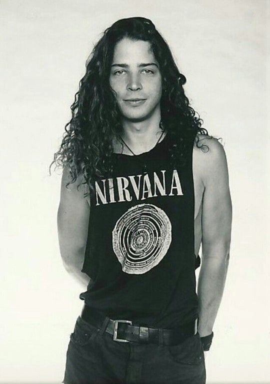 Soundgarden's singer:rhythm guitarist Chris Cornell, 1989