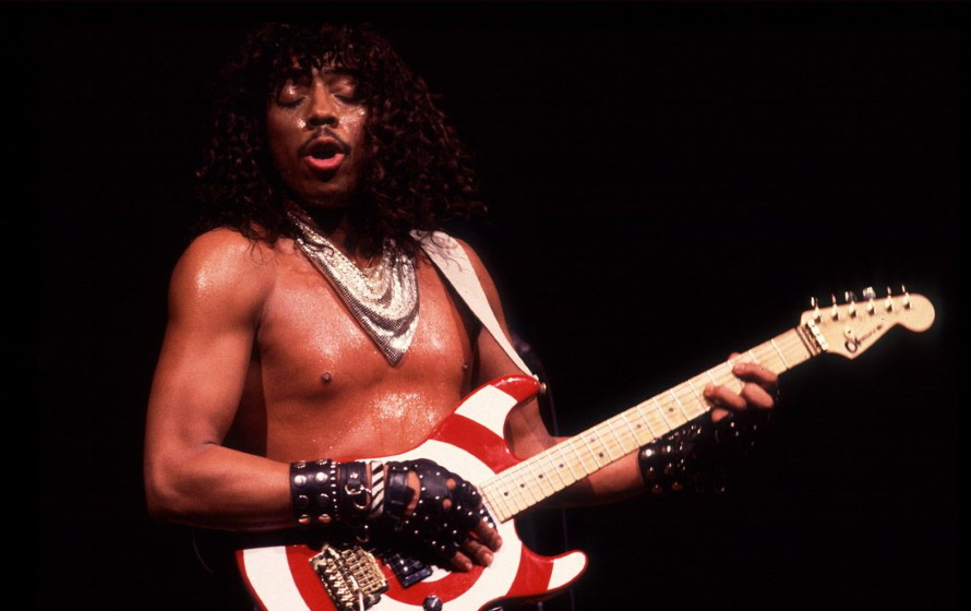 Rick James rocking out in 1978