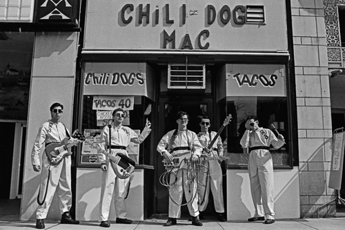 Devo at The CHili Dog Mac in Akron 1978