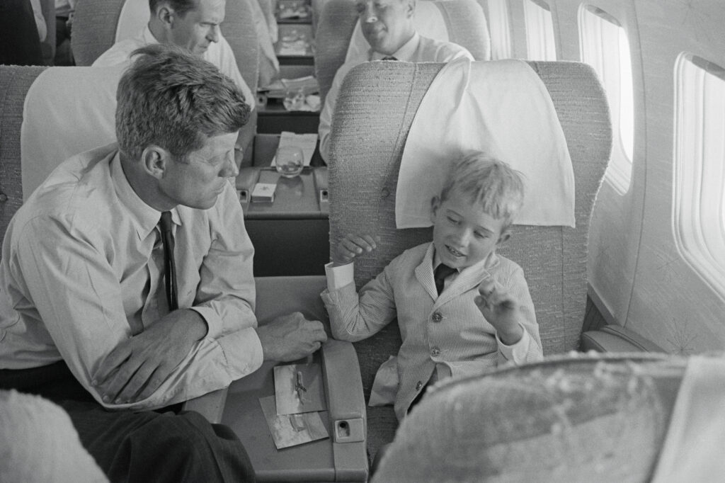 RFK Jr. with JFK on Air Force One