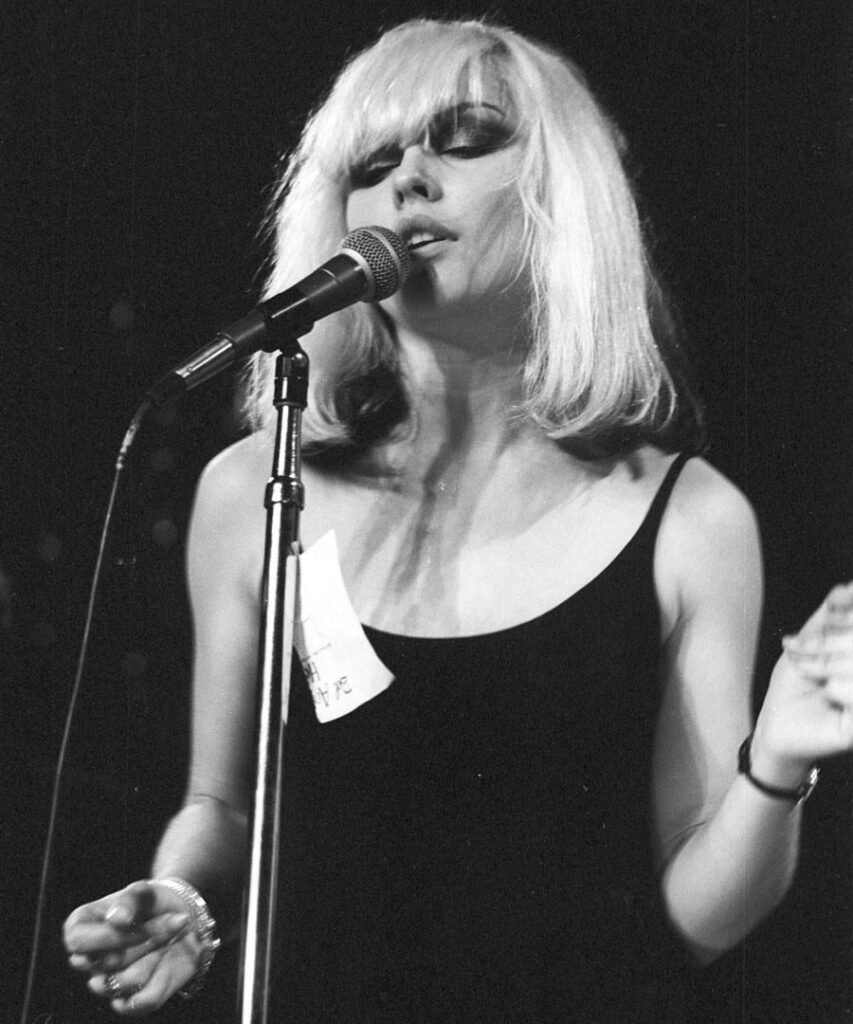Punk Rock blondie Debbie Harry back in the 1970s