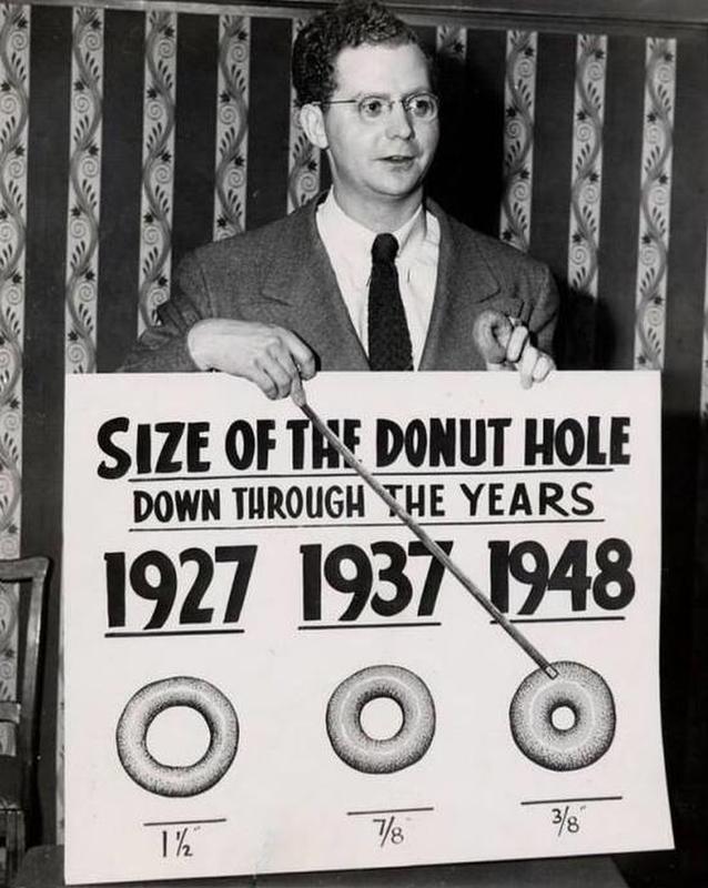 They measured how the size of the donut hole changed