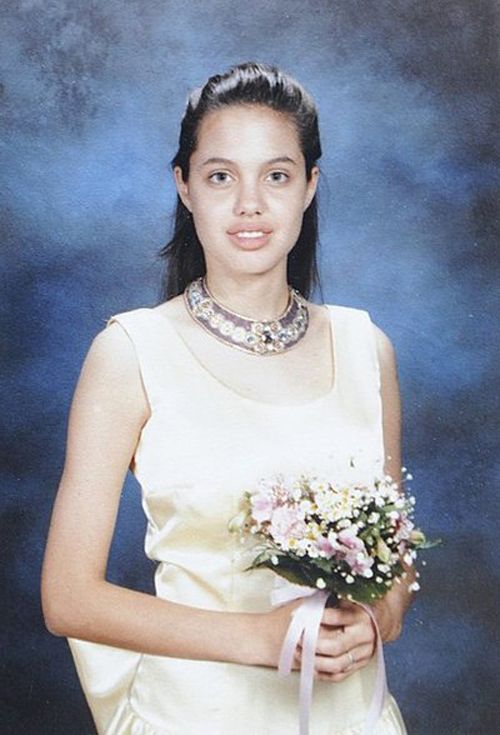 Even Angelina Jolie felt out of place in high school