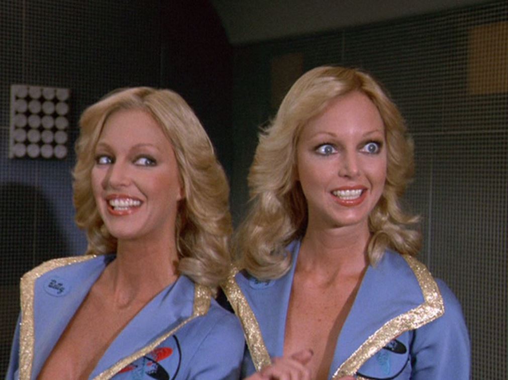 Patricia and Cyb Barnstable as Betty I and II from the short lived sci-fi show Quark in 1977